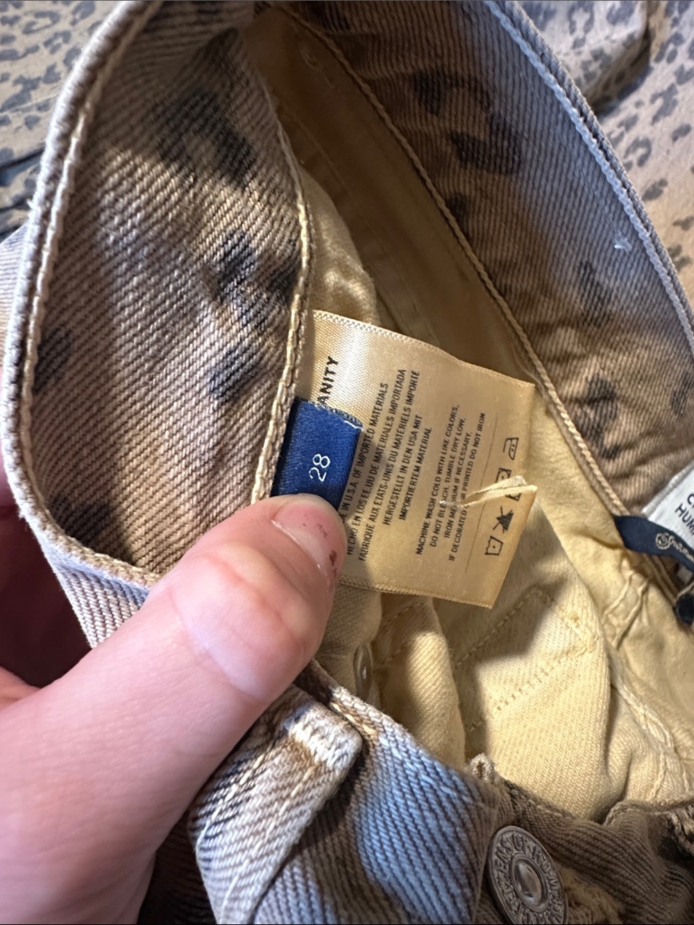 NWOT Citizens of Humaity Miro barrel cheetah jeans - Picture 8 of 9